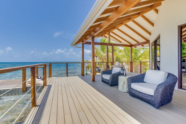 Magenta private island resort belize with Ocean view balcony for relaxing to the waves