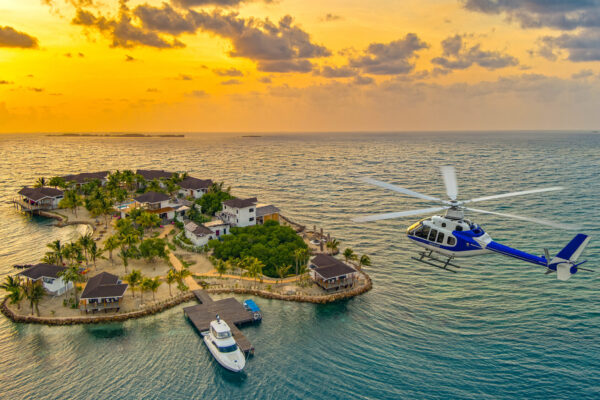 HelicopterOver_Private_Island-belize-scaled