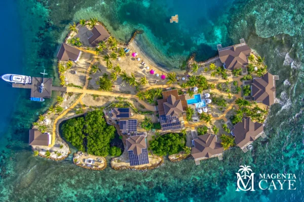 Magenta private island resort Belize - the most beautiful Caribbean island